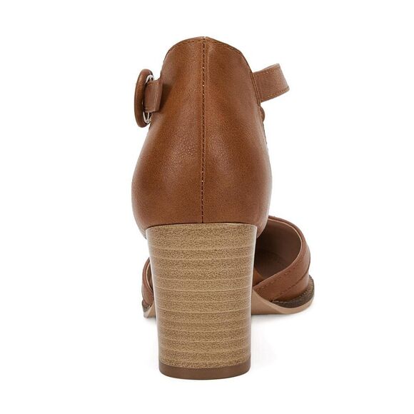 Womens Block Chunky Heels T Strap Dress Shoes Closed Toe Braided Stacked Heeled - Picture 7 of 7